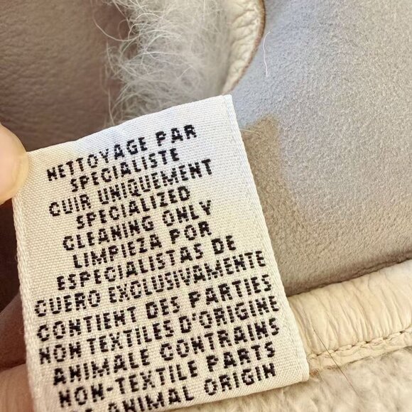 Hermès Real Fur & Shearling Lambskin Vest FR34 –Rare Cream Beige - Picture 16 of 16